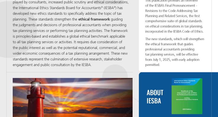 IESBA Tax Planning Fact Sheet